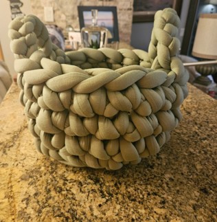 Baskets - Cotton Tube Yarn with Handles